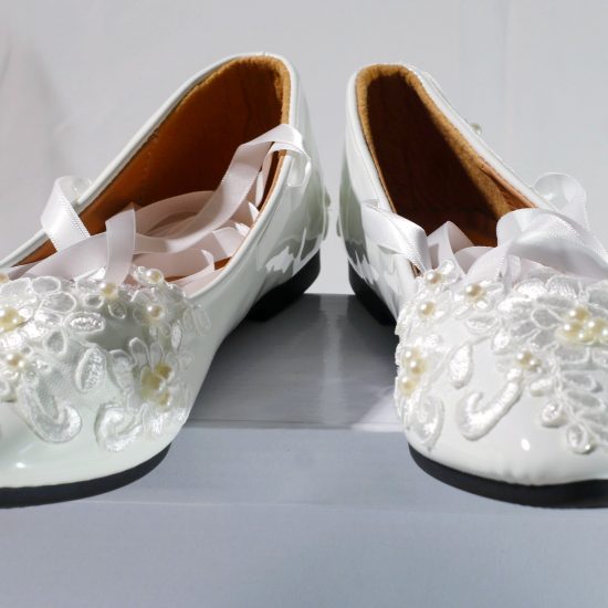 Comfortable bridal shoes flats