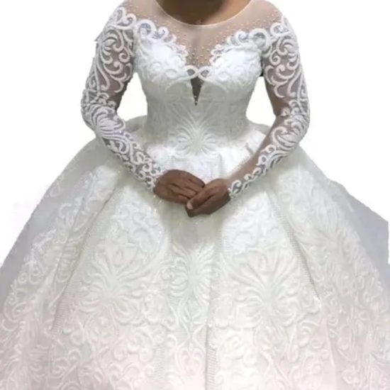 Long sleeve bridal dress for sale or hire at Tabasamu Bridals and Boutique online store and offline
